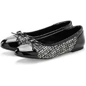 LASCANA Ballerina svart / vit