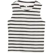 Tom Tailor Knitted Crew Neck ärmlös T-shirt