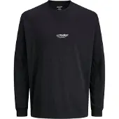Jack & Jones T-shirt 'JJESoho' svart / vit