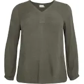 KAFFE CURVE Blus 'Ami' oliv