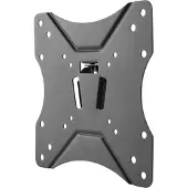 Deltaco OFFICE Compact Slim Fixed Wall Mount, 23"-42", 25 kg, black