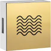 Grothe 46022 Gong 80 dBA Vit, Mässing