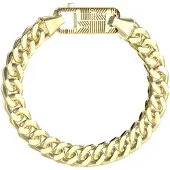 GUESS Pitstop gulfärgat pansararmband JUMB04450JWYGL