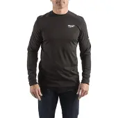 Milwaukee lätt arbets-T-shirt med långa ärmar - svart WWLSBL-XL