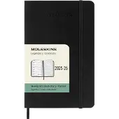 Moleskine Classic Soft 18M 25/26 veckokalender Pocket Sort