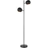 Markslöjd Golvlampa , Edgar, Svart, Vardagsrum, Metall, Skandinavisk
