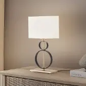 Argon Bordslampa Priam , Svart, Vardagsrum / matsal, Metall, Bordslampa