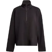Adidas Soft Lux Sweatshirt Med Trekvartssdragkedja, storlek X-Small
