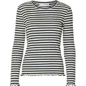 Selected Anna Stripe T-shirt Med Lång ärm