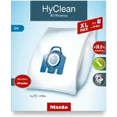 Miele HyClean GN 3D Effektivitet XL Dammsugarpåsar för Dammsugare, Blå, 8-Pack, 10455000