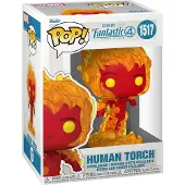 Funko POP! Fantastiska Fyran Human Torch Förundran Första Stegen-figur 9 Cm