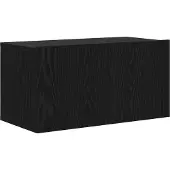 vidaXL TV-bänkset Väggmonterad Svart 60 x 30 x 30 cm Konstruerat trä