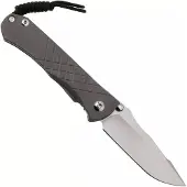 Chris Reeve Umnumzaan Drop Point UMN-1001 CPM-MagnaCut, Titanium, left-handed pocket knife