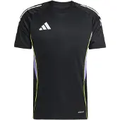 Adidas Tränings T-Shirt Tiro 25 Competition - Svart/Lila, storlek Small