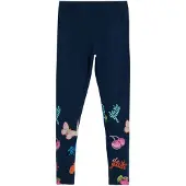 Desigual Leggings marinblå / jade / hummer / rosa