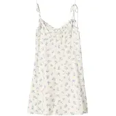 Bershka Sommarklänning royalblå / grön / off-white