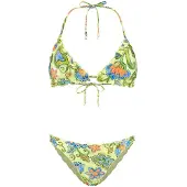 Shiwi Bikini ljusblå / ljusgrön / korall / svart