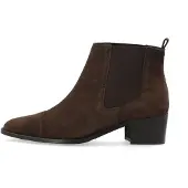 Bianco Chelsea boots 'Carol' mörkbrun
