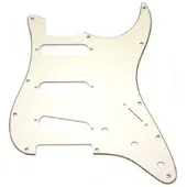 Fender 11-Håls Modernt Stratocaster Plektrumskydd S/S/S Pergamentfärgat