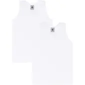 Petit Bateau Linnen / Ärmlösa T-shirts NATHAN pojkar - Vit - 5 år
