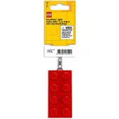 LEGO Minifigurines Nyckelring Lampa 2x4 Kloss Röd