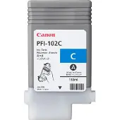 Canon PFI-102C, Blå, imagePROGRAF iPF500/iPF510/iPF610/iPF650/iPF710/iPF750, bläckstråle, 130 ml