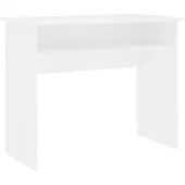 vidaXL Skrivbord vit 90x50x74 cm konstruerat trä