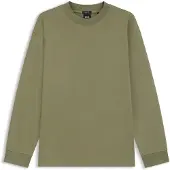 BOSS Relaxed-fit long-sleeved T-shirt in mercerised cotton