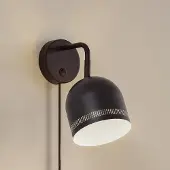 NOLA Vägglampa Oura , Svart, Sovrum, Metall, Skandinavisk, Vägglampa, vägglampa inomhus