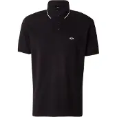 Armani Exchange för män. XM001289AF10363UC001 Skräddarsydd Polo (S), Svart, Casual, Bomull, Kort ärm