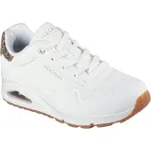 SKECHERS för kvinnor. 177093 Träningsskor Uno Jungle Nite vit (38), Karta, Nyckelband, Casual