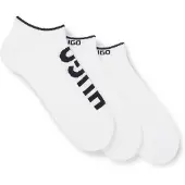 HUGO Three-pack of ankle socks with logos