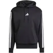 Adidas Essentials 3 Stripes Fleece Huvtröja