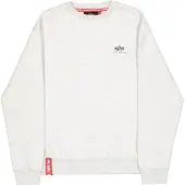 Alpha industries Sweatshirt svart / vitmelerad