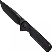 SENCUT Aetheris S24095-3, Black 9Cr18MoV, Black Micarta pocket knife