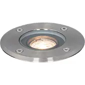 QAZQA Modern utomhus markspotlight stål 35 mm justerbar IP65 - Delux