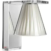 Kartell Vägglampa , Light-Air, Transparent, Vardagsrum, Plast, Design