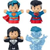 Little People Superman Samlarfigurer Genom Tiderna 4 Enheter