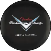Fender Custom Shop Chevron Logo Barstool Black/Chrome 30"
