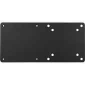 Deltaco Office ARM-0541 - Monteringskomponent (VSA-adapter) - för mini-PC - stål - mattsvart - bakom platt panel
