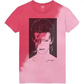 Ginza.se David Bowie: Unisex T-Shirt/Aladdin Sane (Red) (Wash Collection) (XX-Large)