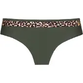 LASCANA Bikiniunderdel brun / khaki / svart