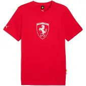 Puma Ferrari Sportswear Tonal Shield T-shirt Med Korta ärmar