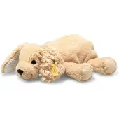 Steiff Floppy hund Lumpi ljusbrun liggande, 20 cm