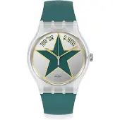 Swatch Kvartsverk 30 Meter Vattentålig Cool Presentförpackning Unisex Klockor Silver SO29Z119 SO29Z119