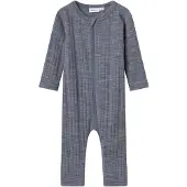 Name it Ullpyjamasdräkt - Noos - NbmWang - Folkstone Grey - - 56 - Pyjamasdräkt