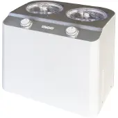 Unold Doppio, Glassmaskin med kompressor, 2,4 l, 2 hoar, Satinstål, Vit, 30 min, 1,2 m