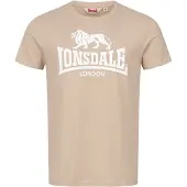 Lonsdale T-shirt 'St. Erney' sand / vit