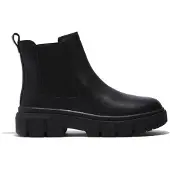 Timberland för kvinnor. TB0A5ZCG0011 Chelsea Field läderstövel med mittkalv svart (39.5 W), Hud, Karta, Ingen, Casual