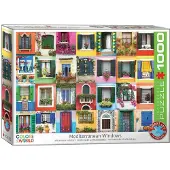 Eurographics Pussel 1000 Bitar Mediterranean Windows